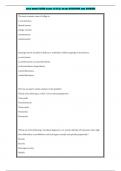 APEA-DERM PATHO EXAM &lpar;ACTUAL EXAM&rpar; QUESTIONS AND ANSWERS
