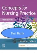 Test Bank for Concepts for Nursing Practice &lpar;3rd Ed&rpar; By Jean Giddens&vert; Complete Guide All Chapters 2024