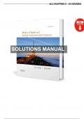 Solution manual for Modern Digital and Analog Communication Systems 5th edition by Lathi