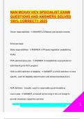 NAN McKay HCV Specialist Exam 2025&sol;2026 &ndash; 100&percnt; Solved Q&A for Section 8 Housing & HUD Compliance
