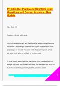 PN 3003 Maternal & Pediatric Exam 2025&sol;2026 &ndash; 100&percnt; Solved Case Studies & Clinical Q&A for Nursing Students