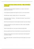 Western Culture Exam 1 &lpar;Liberty University - Valle&rpar; &vert;&vert; All Solutions are Accurate&period;