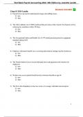 Test Bank Payroll Accounting 2024 10th Edition by Jeanette Landin&period; &lpar;New 2025&sol;2026 Update&rpar; Questions and Answers 100&percnt; Correct 2025 Grade A&plus;&period;