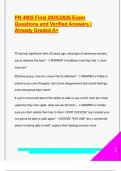 PN 4002 Final 2025&sol;2026 &ndash; Therapeutic Communication&comma; Leadership & Client-Centered Care &vert; Full Exam with A&plus; Verified Answers