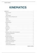 KINEMATICS