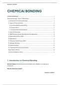 CHEMICAL BONDING 