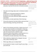 GOOGLE LEVEL 1 CERTIFICATION EXAM 2024 &ndash; 2025 ACTUAL EXAM COMPLETE 400 QUESTIONS WITH DETAILED VERIFIED ANSWERS &lpar;100&percnt; CORRECT ANSWERS&rpar; &sol; ALREADY GRADED A&plus;