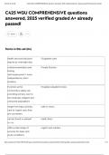 C425 WGU COMPREHENSIVE questions answered&comma; 2025 verified graded A&plus; already passed&excl;
