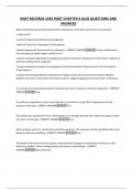 HIMT RECORDS 1250 HIMT CHAPTER 6 QUIZ QUESTIONS AND ANSWERS