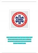 EMD DISPATCHER TEST ACTUAL EXAM TEST BANK QUESTIONS WITH 100&percnt; CORRECT DETAILED ANSWERS WITH RATIONALES LATEST UPDATE 2025