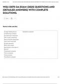 WGU D075 OA EXAM &lpar;2025&rpar; QUESTIONS AND &lpar;DETAILED ANSWERS&rpar; WITH COMPLETE SOLUTIONS&period;