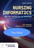 Test bank for nursing informatics and the foundation of knowledge 6th edition
