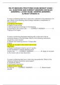 RN ATI MEDSURG PROCTORED EXAM &lpar;NEWEST EXAM&rpar; &vert; ALL QUESTIONS AND CORRECT ANSWERS &lpar;DETAILED ANSWERS&rpar; &vert; LATEST EXAM &vert; VERIFIED ANSWERS &vert; ALREADY GRADED A&plus;