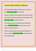 Comedy Traffic School for California The Complete Exam Guide &ndash; Questions & Model Answers