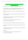 CPO Exam Prep Vocabulary Questions with Accurate Answers
