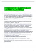 HTM 2314 QUIZ 1 QUESTIONS AND ANSWERS ALL CORRECT 