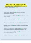 IUPUI BUS X100 Exam 2 UPDATED     Exam Questions and CORRECT Answers 