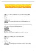 PN 1005 COMPREHENSIVE ANATOMY AND PHYSIOLOGY MULTIPLE CHOICE QUESTION BANK WITH 100&percnt; VERIFIED ANSWERS AND DETAILED EXPLANATIONS FOR COMPLETE EXAM PREPARATION