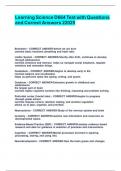 WGU-D664-SCIENCE TEST EXAM BUNDLE WITH COMPLETE SOLUTION