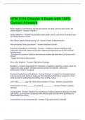 HTM 2314 Chapter 4 Exam with 100&percnt; Correct Answers 