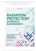 Test Bank for Radiation Protection in Medical Radiography&comma; 8e 8th Edition by Mary Alice Statkiewicz Sherer - &lpar;2025&sol;2026&rpar; &lpar;All Chapters Covered&rpar; &lpar;Complete Guide with Answers&rpar; &lpar;Graded A&plus;&rpar;