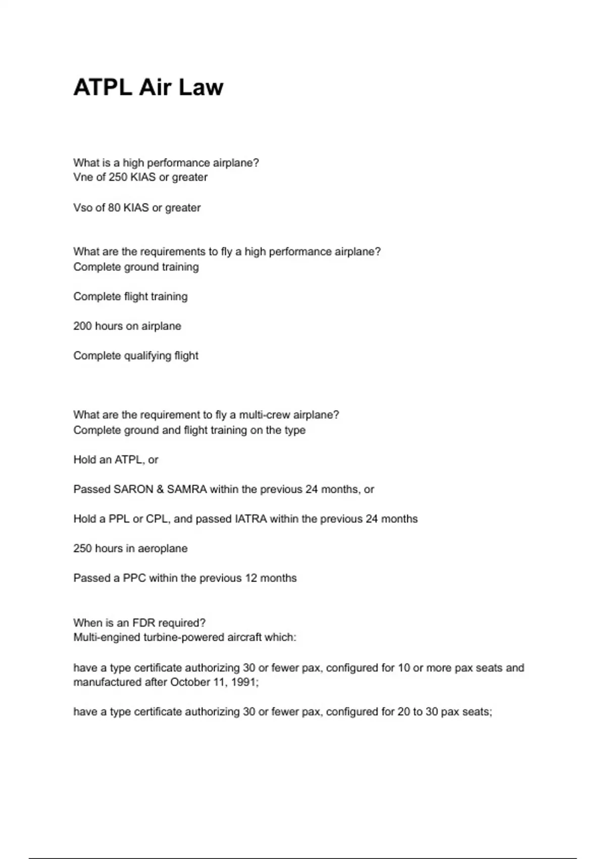 ATPL Air Law NEWEST 2025/2026 ACTUAL EXAM COMPLETE QUESTIONS AND ...