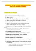 NRA BASIC RANGE OFFICER EXAM QUESTIONS AND 100% VERIFIED ANSWERS