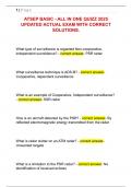 ATSEP BASIC - ALL IN ONE QUIZZ 2025  UPDATED ACTUAL EXAM WITH CORRECT  SOLUTIONS&period;