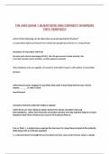 FIN 3403 EXAM 1 QUESTIONS AND CORRECT ANSWERS 100&percnt; VERIFIED&excl;&excl;