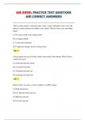 ASE Diesel Practice Test &ndash; Complete Set of Questions and Correct Answers 