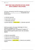 NAFI TEST 2025 UPDATED ACTUAL EXAM  WITH CORRECT SOLUTIONS&period;