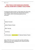 PRO TOOLS 210P EXAM 2025 UPDATED  ACTUAL EXAM WITH CORRECT SOLUTIONS&period; 