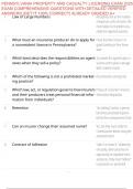 PENNSYLVANIA PROPERTY AND CASUALTY LICENSING EXAM 2025 EXAM COMPREHENSIVE QUESTIONS WITH DETAILED VERIFIED ANSWERS &vert;GET IT 100&percnt; CORRECT&vert; ALREADY GRADED A&plus;