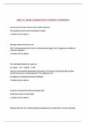 MBA 701 EXAM 2 OSMANI WITH CORRECT ANSWERS&excl;&excl;