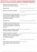 FIREFIGHTER 1C EXAM MOST RECENT EXAM QUESTIONS WITH DETAILED VERIFIED ANSWERS GET ALL CORRECT GRADED A&plus;