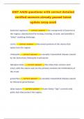 EMT AAOS questions with correct detailed verified answers already passed latest update 2025-2026