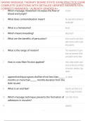 HAWAII MASSAGE THERAPY BOARD STATE EXAM PRACTICE EXAM COMPLETE QUESTIONS WITH DETAILED VERIFIED ANSWER&lpar;100&percnt; CORRECT ANSWERS&rpar; &sol; ALREADY GRADED A&plus;