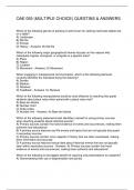 OAE 055 &lpar;MULTIPLE CHOICE&rpar; QUESTINS & ANSWERS
