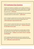 PCT Certification Exam Questions and verified highlighted answers &vert;success guaranteed