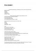 PCA EXAM 1 NEWEST 2025&sol;2026 ACTUAL EXAM COMPLETE QUESTIONS AND CORRECT DETAILED ANSWERS &lpar;VERIFIED ANSWERS&rpar; &vert;ALREADY GRADED A&plus;&vert;&vert;BRAND NEW&excl;&excl;