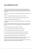 pca certification exam NEWEST 2025&sol;2026 ACTUAL EXAM COMPLETE QUESTIONS AND CORRECT DETAILED ANSWERS &lpar;VERIFIED ANSWERS&rpar; &vert;ALREADY GRADED A&plus;&vert;&vert;BRAND NEW&excl;&excl;