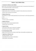 summary -newton's laws of motion 
