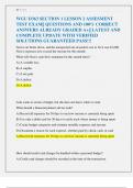 WGU D363 Section 1 Lesson 2 Assessment Test Exam &vert; Questions and 100&percnt; Correct Answers Already Graded A&plus; &vert; Latest and Complete Update with Verified Solutions &vert; Guaranteed Pass
