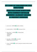 ATI CARE OF CHILDREN RN 2024 PROCTORED PRACTICE EXAM QUESTIONS WITH CORRECT DETAILED ANSWERS &vert; ALREADY GRADED A&plus;<RECENT VERSION>