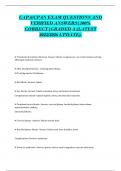 CAPA&sol;CPAN EXAM QUESTIONS AND  VERIFIED ANSWERS&vert;100&percnt;  CORRECT&vert;GRADED A &lpar;LATEST  2025&sol;2026 UPDATE&rpar;&period; 