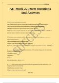 AIT Mock 22 Exam Questions And Answers