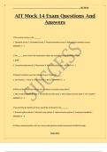 AIT Mock 14 Exam Questions And Answers&period;