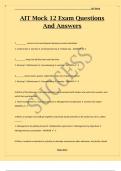 AIT Mock 12 Exam Questions And Answers&period;