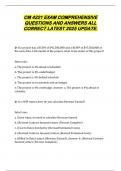 CM 4221 EXAM COMPREHENSIVE  QUESTIONS AND ANSWERS ALL  CORRECT LATEST 2025 UPDATE&period;