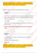 PORTAGE LEARNING BIOD 151 MODULE 1 EXAMS QUESTIONS &  ANSWERS BEST EXAM SOLUTION 